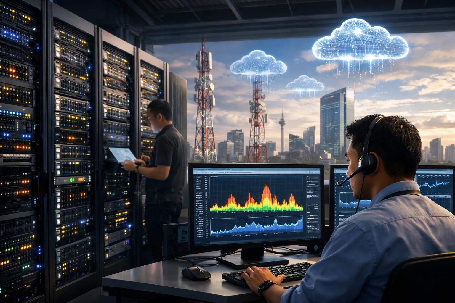 pelajari bagaimana perusahaan telekomunikasi indonesia mengoptimalkan lonjakan trafik data dan layanan cloud untuk meningkatkan pendapatan dan inovasi.