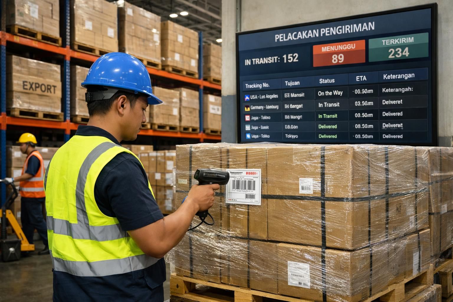 ekspor indonesia menurun secara yoy, pemerintah mengimplementasikan strategi untuk menghadapi permintaan global yang lemah dan menjaga pertumbuhan ekonomi.