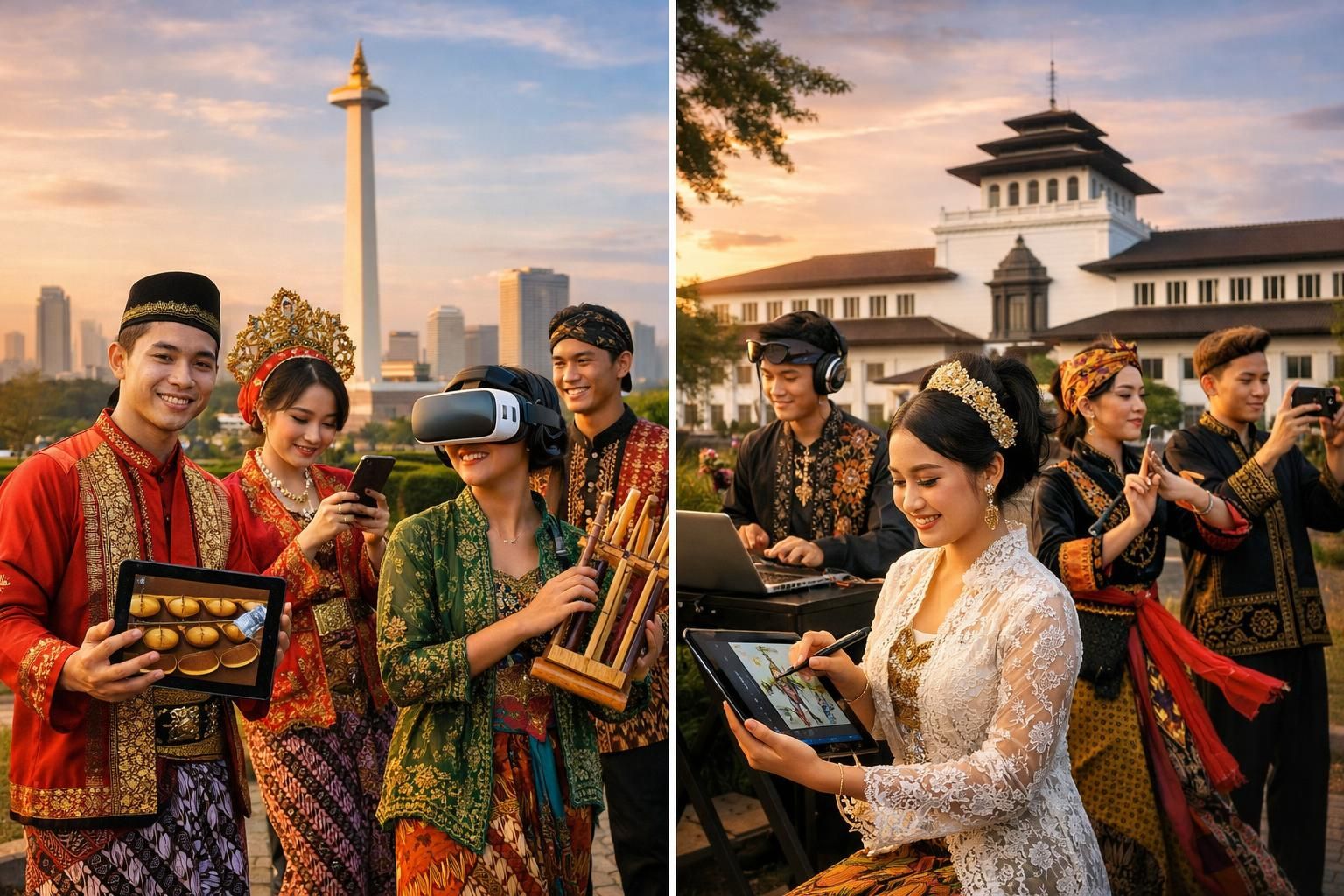 generasi muda di jakarta dan bandung menghidupkan kembali tradisi budaya dengan inovasi teknologi digital, menggabungkan warisan lama dengan gaya modern untuk masa depan yang lebih cerah.