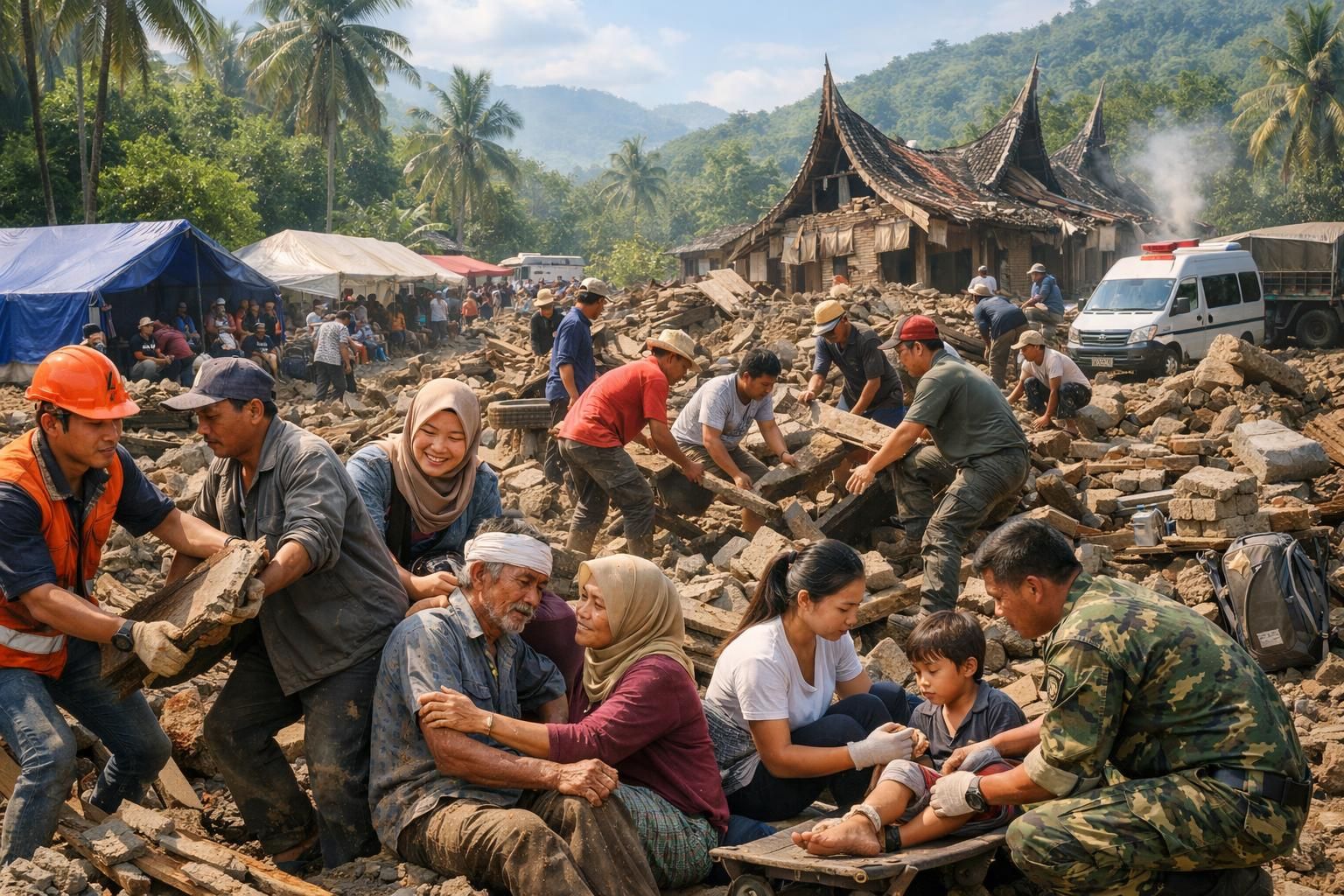 gotong royong di daerah bencana sumatra sebagai model ketahanan sosial indonesia 2026 menyoroti pentingnya solidaritas dan kerjasama komunitas dalam menghadapi tantangan bencana alam untuk membangun masyarakat yang tangguh dan berkelanjutan.