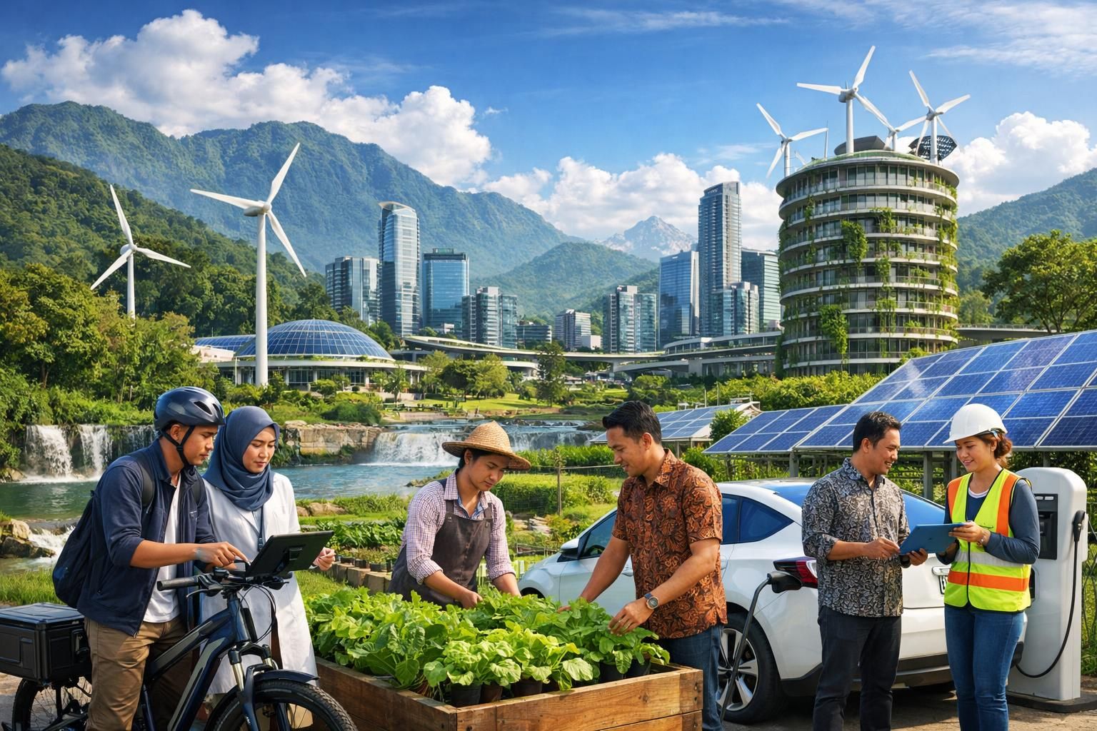 jelajahi kemajuan ekonomi hijau indonesia dalam menghadapi tantangan perubahan iklim dan upaya keberlanjutan untuk masa depan yang lebih cerah.