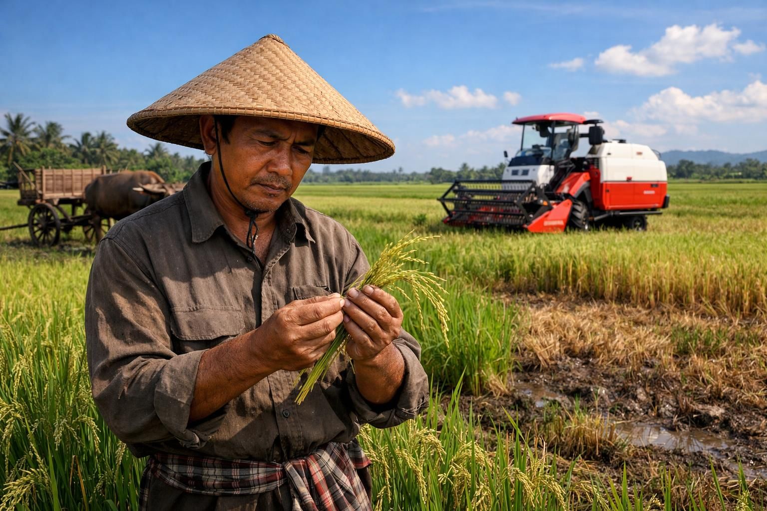 ketahanan pangan di indonesia menghadapi tantangan saat pemerintah menunda deklarasi swasembada beras, fokus pada strategi peningkatan produksi dan distribusi pangan.