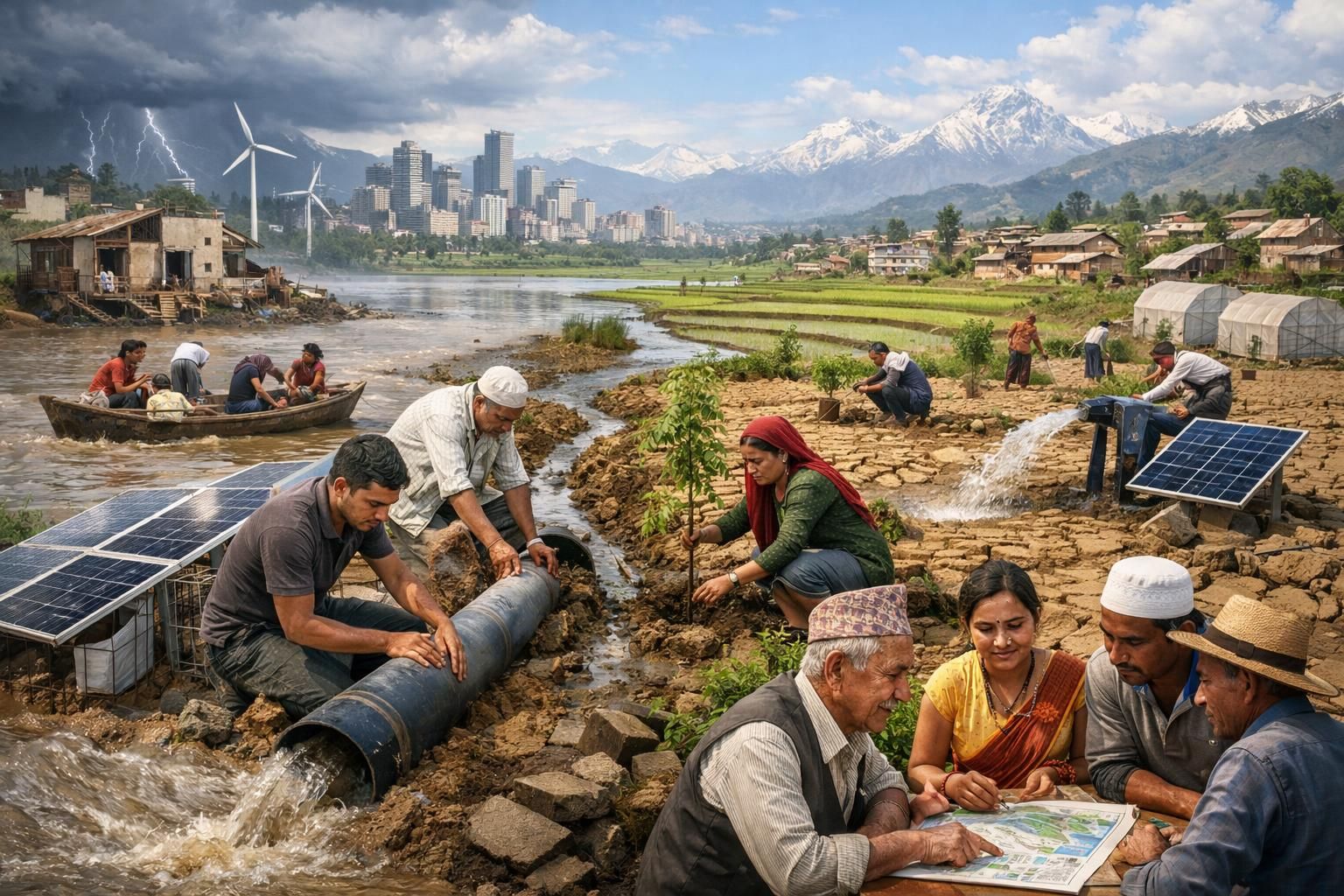 negara-negara asia selatan menghadapi tantangan iklim yang besar dan sedang menyusun rencana adaptasi strategis untuk tahun 2026 guna melindungi lingkungan dan masyarakat mereka.