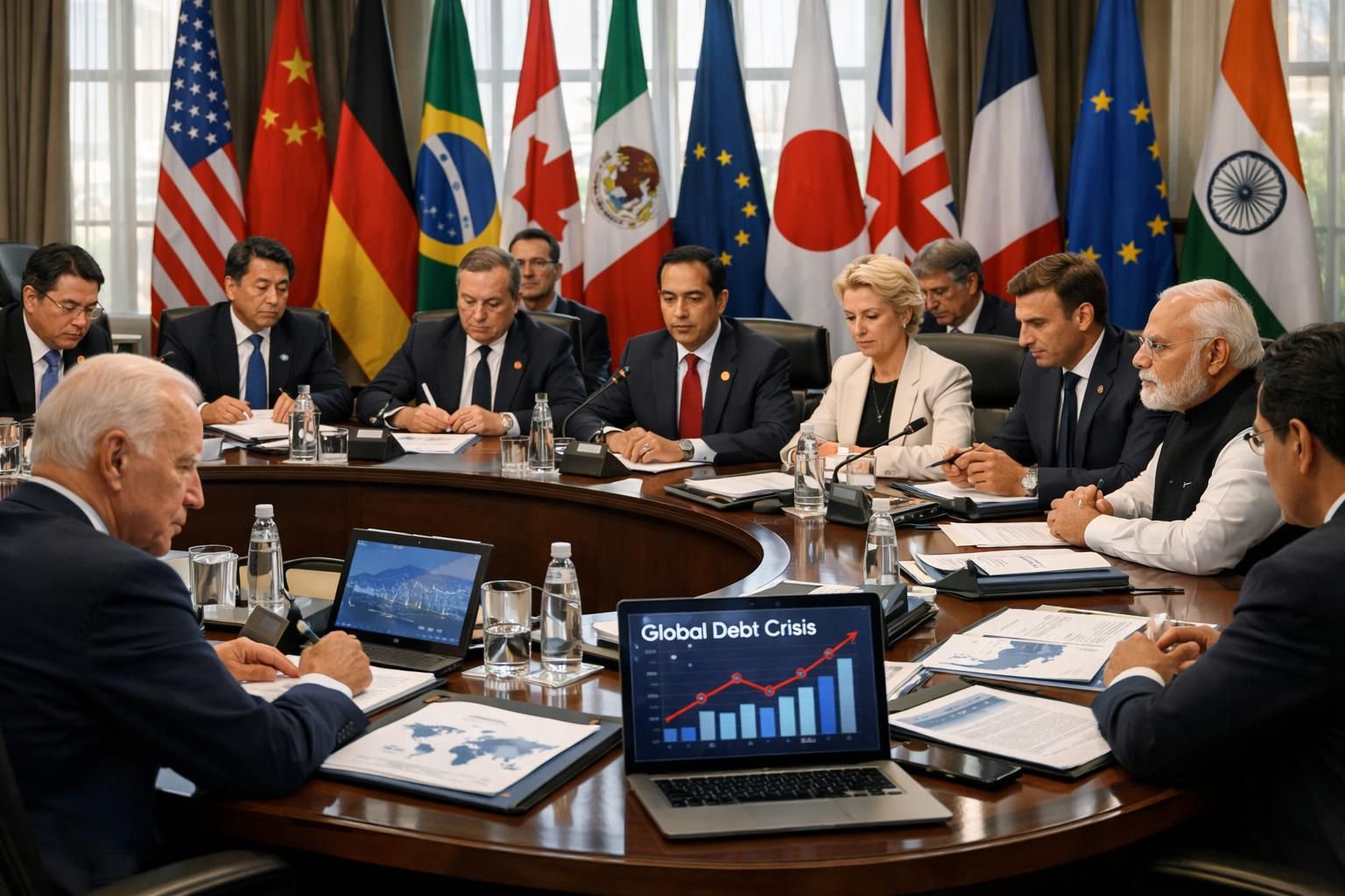 negara-negara g20 meninjau kembali kebijakan utang mereka untuk mencegah gelombang kebangkrutan yang diperkirakan terjadi pada tahun 2026, menjaga stabilitas ekonomi global.