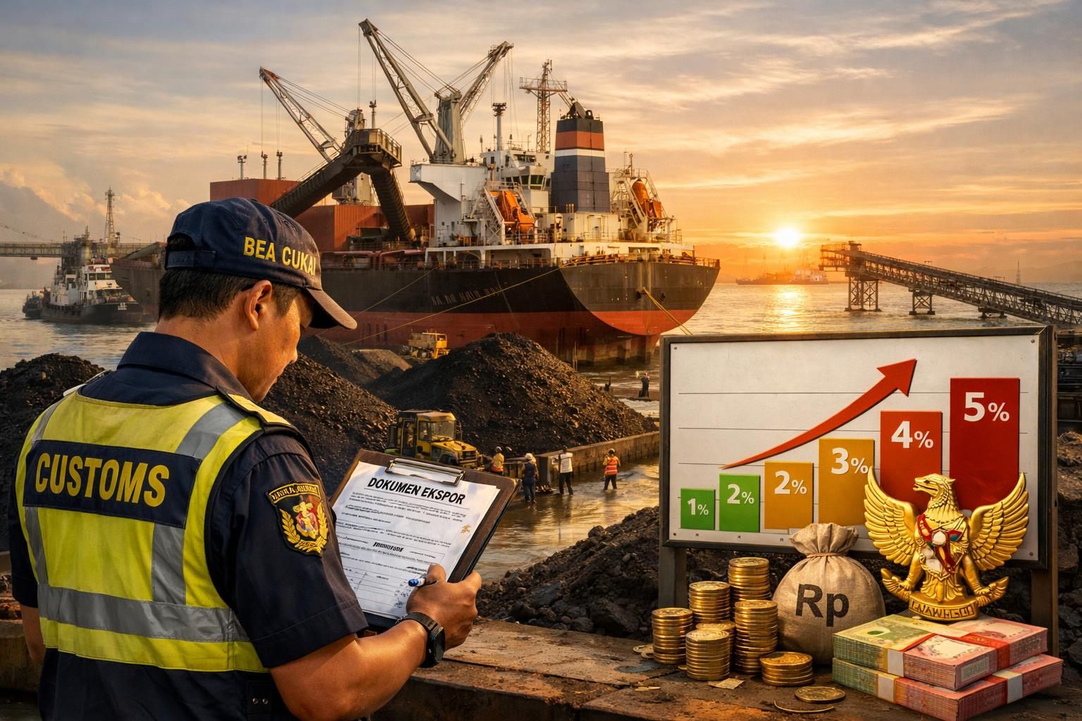 pemerintah melanjutkan diskusi mengenai pajak ekspor batubara dengan tujuan meningkatkan penerimaan negara secara maksimal dan mendukung pembangunan nasional.