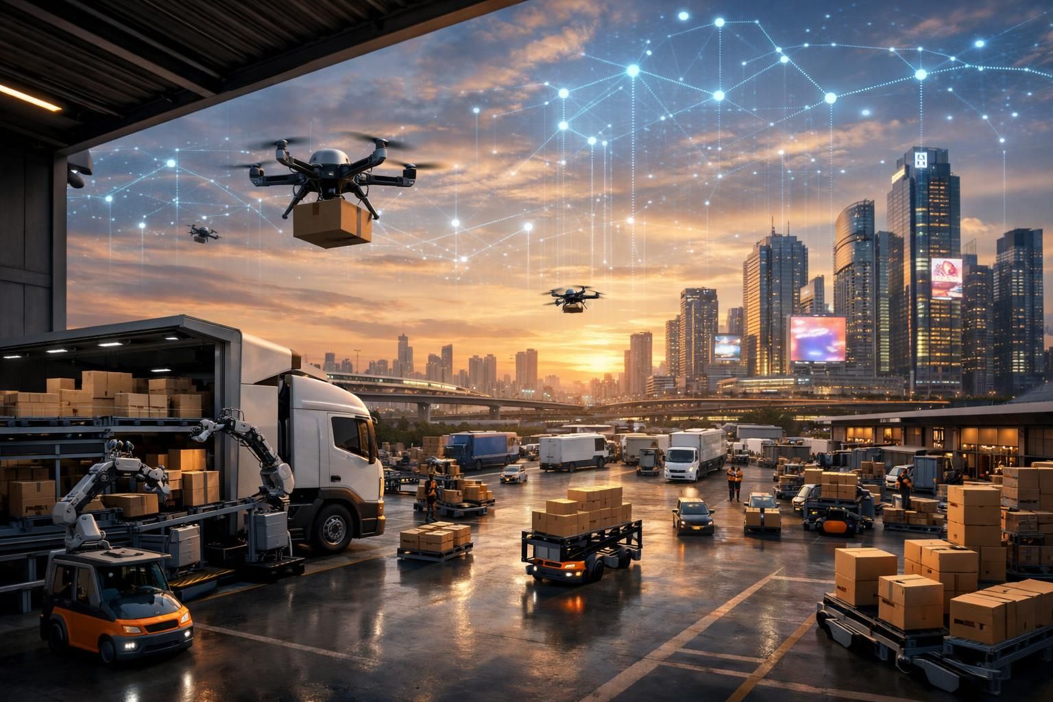 jelajahi bagaimana peran ai meningkatkan efisiensi bisnis logistik dan e-commerce di kota-kota besar indonesia, mempercepat pengiriman, dan mengoptimalkan operasional.