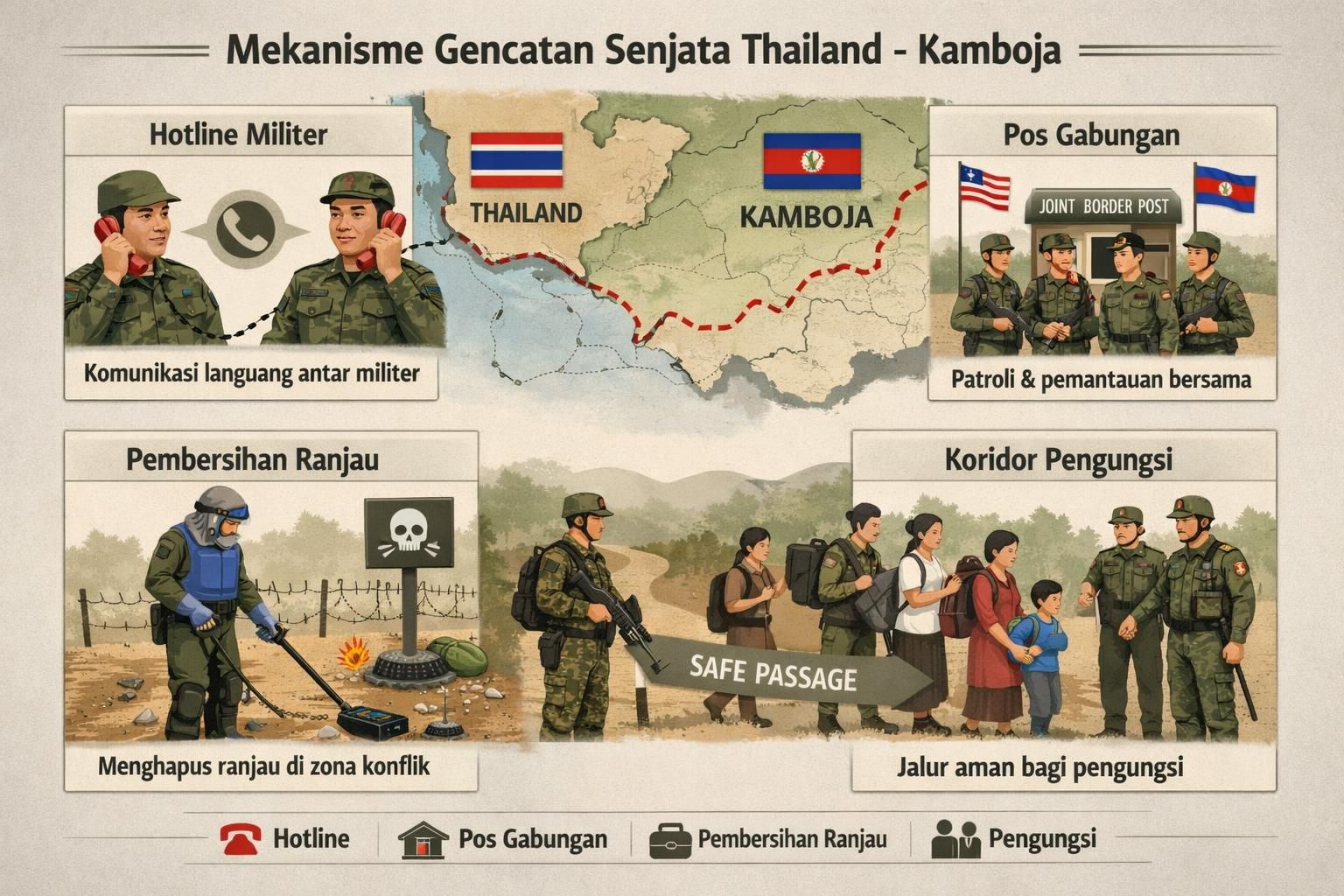 thailand membebaskan tentara kamboja dan membuka peluang baru untuk stabilitas di perbatasan bersama, mempererat hubungan dan mendorong perdamaian regional.
