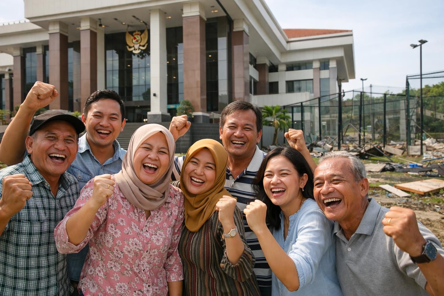 warga pulomas menang di ptun terkait izin lapangan padel yang dinyatakan tidak sah, memperjuangkan hak dan keadilan di lingkungan mereka - cnn indonesia.