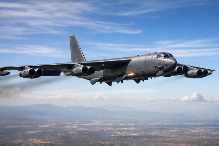 as mengerahkan pesawat pengebom b-52 untuk pertama kalinya sejak serangan ke iran, menandai langkah penting dalam operasi militer terbaru. simak berita lengkapnya di detiknews.