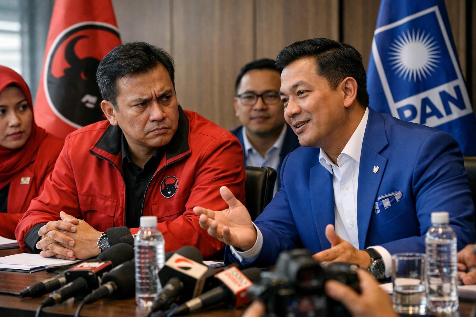 pdip melarang kadernya menggunakan program mbg, sementara pan memberikan tanggapan menarik terkait kebijakan tersebut - detiknews.