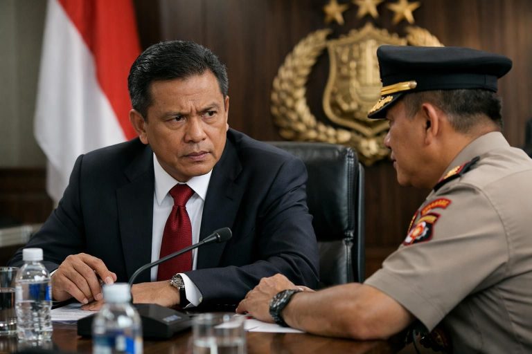 prabowo menginstruksikan kapolri untuk menyelidiki secara tuntas insiden penyiraman air keras terhadap andrie yunus, memastikan keadilan dan keamanan.