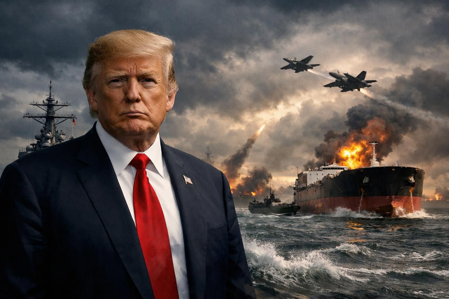 trump mengancam akan menyerang iran dengan kekuatan 20 kali lipat jika selat hormuz tetap ditutup, meningkatkan ketegangan di wilayah penting dunia.