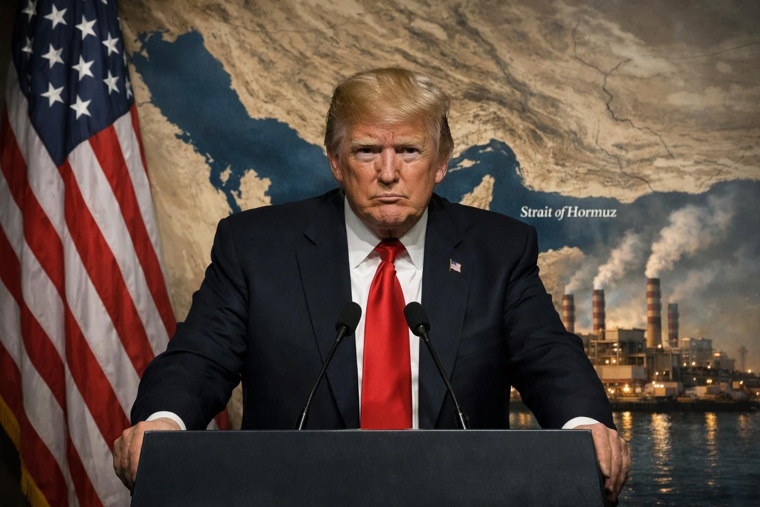 ultimatum trump kepada iran: buka selat hormuz atau as akan menghancurkan pembangkit listrik, meningkatkan ketegangan geopolitik dan ancaman keamanan regional.
