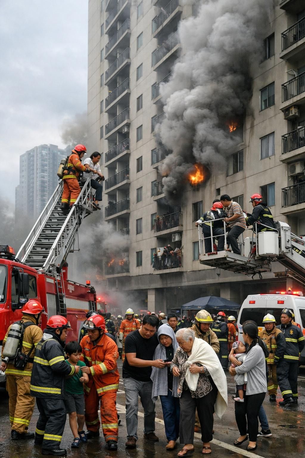 upaya evakuasi korban kebakaran di apartemen mediterania jakarta barat terus berlanjut untuk memastikan keselamatan penghuni dan penanganan situasi darurat.