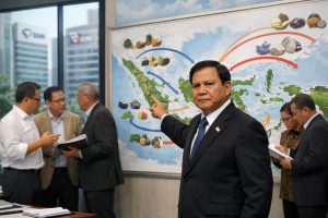 presiden prabowo menunjuk bumn untuk mengawasi dan mengendalikan ekspor komoditas, memastikan kelancaran dan pengaturan pasar ekspor indonesia.