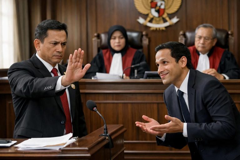 jaksa keberatan terhadap pertanyaan yang dianggap tidak relevan dalam persidangan, sementara pengacara nadiem meminta izin tertawa kepada majelis. simak perkembangan selengkapnya di detiknews.