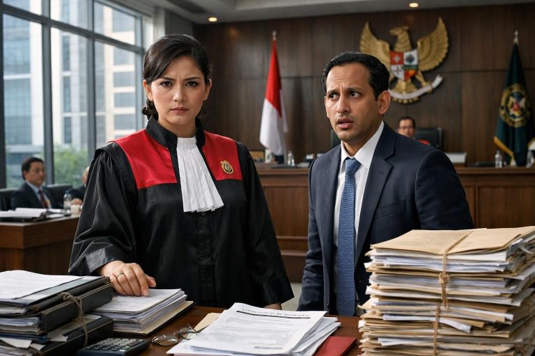 jaksa menuduh kekayaan nadiem tidak masuk akal dan menuntut ganti rugi sebesar rp 5,68 triliun dalam kasus ini.