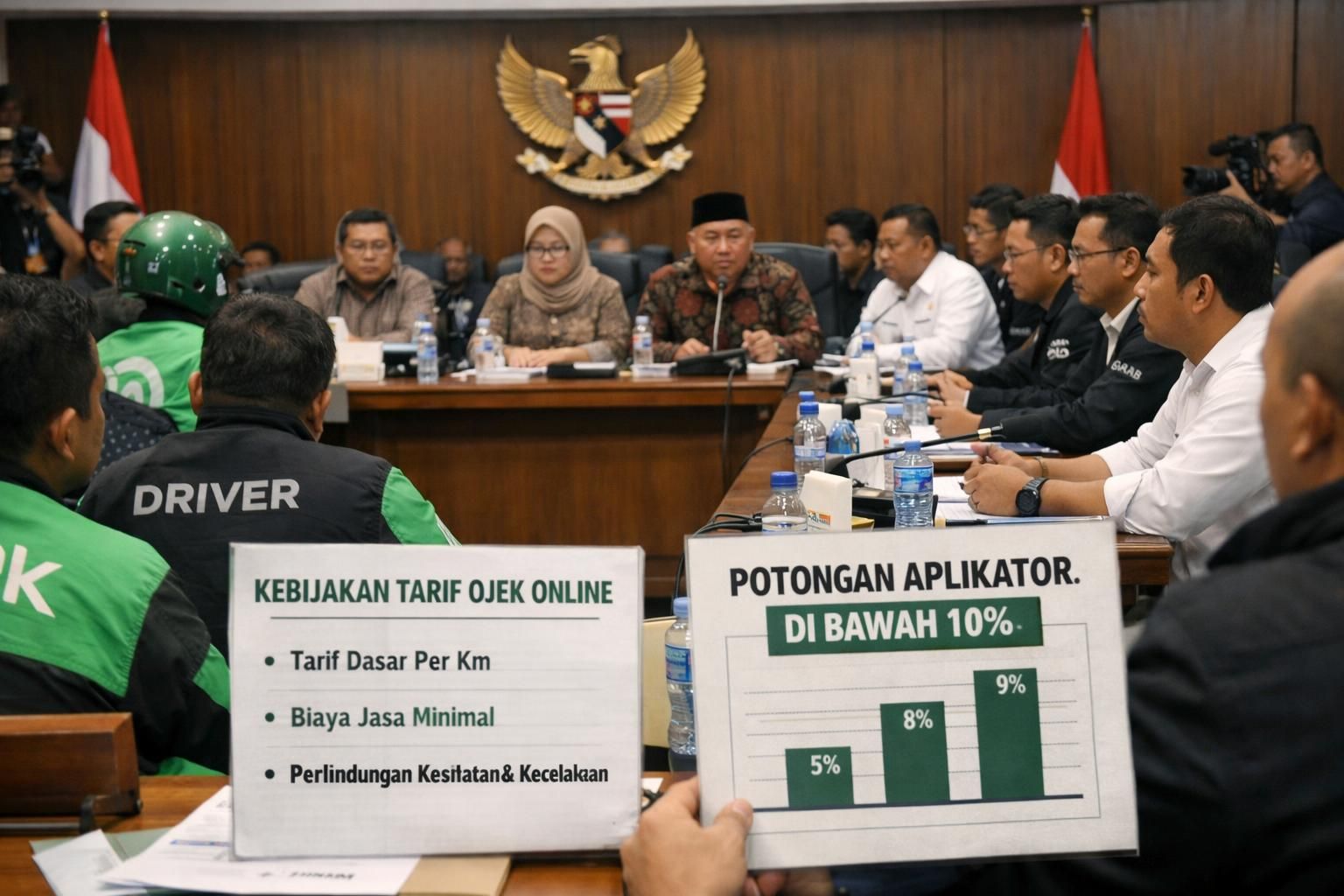 komisi v dpr mendukung pemangkasan tarif ojek online (ojol) di bawah 10%, dengan apresiasi dari prabowo terhadap kebijakan ini.