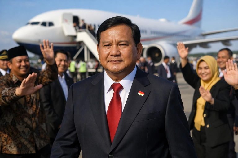 prabowo kembali ke indonesia setelah menyelesaikan kunjungan resmi yang sukses di prancis, memperkuat hubungan bilateral dan kerjasama antara kedua negara.