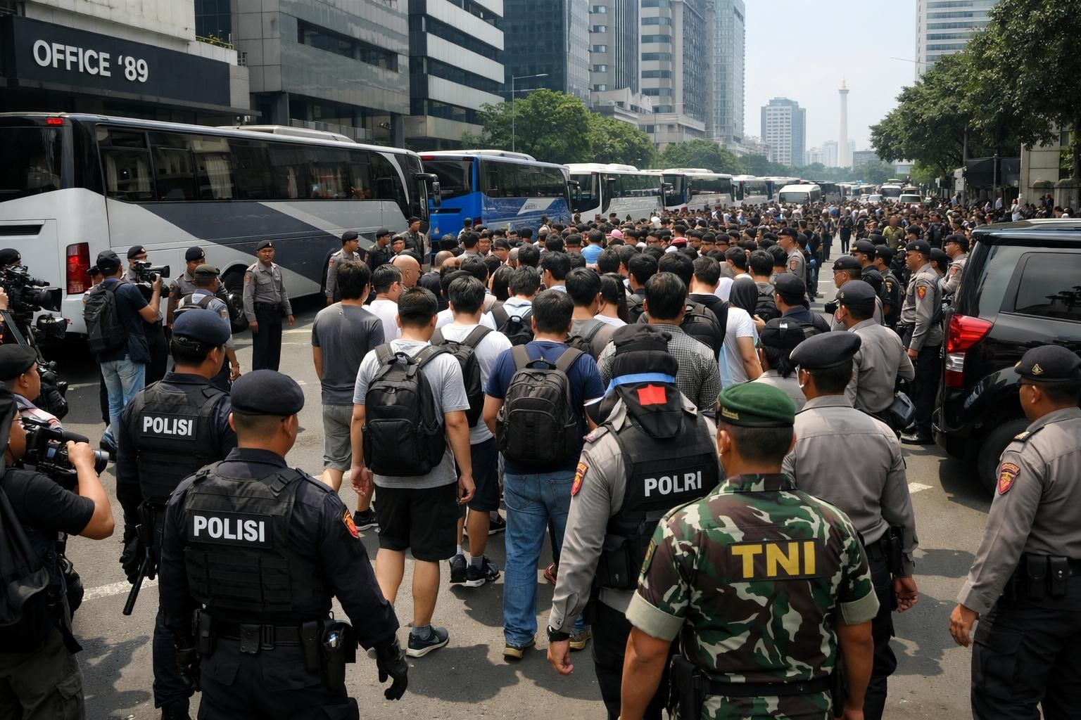sebanyak 321 wna yang terlibat sindikat judi di hayam wuruk akan dipindahkan ke kantor imigrasi hari ini untuk proses lebih lanjut.
