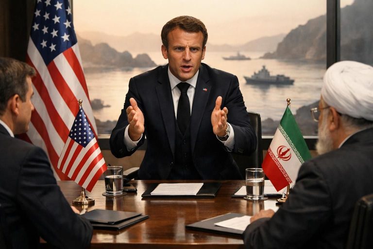 as dan iran mencapai kesepakatan damai yang penting, sementara presiden macron mendesak pembukaan tanpa syarat selat hormuz untuk memastikan stabilitas regional dan kelancaran aliran perdagangan.