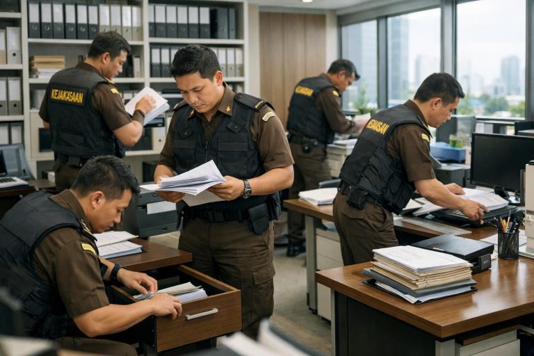 kejaksaan agung melakukan penggeledahan di kantor bgn sebagai langkah tegas dalam penegakan hukum dan pemberantasan korupsi.