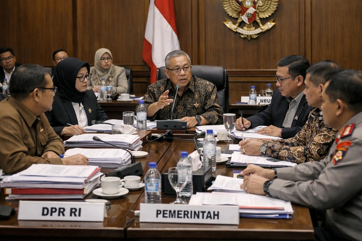 pemerintah dan dpr sepakat memperpanjang usia pensiun anggota polri melalui ruu baru, meningkatkan kepastian hukum dan kesejahteraan personel kepolisian.