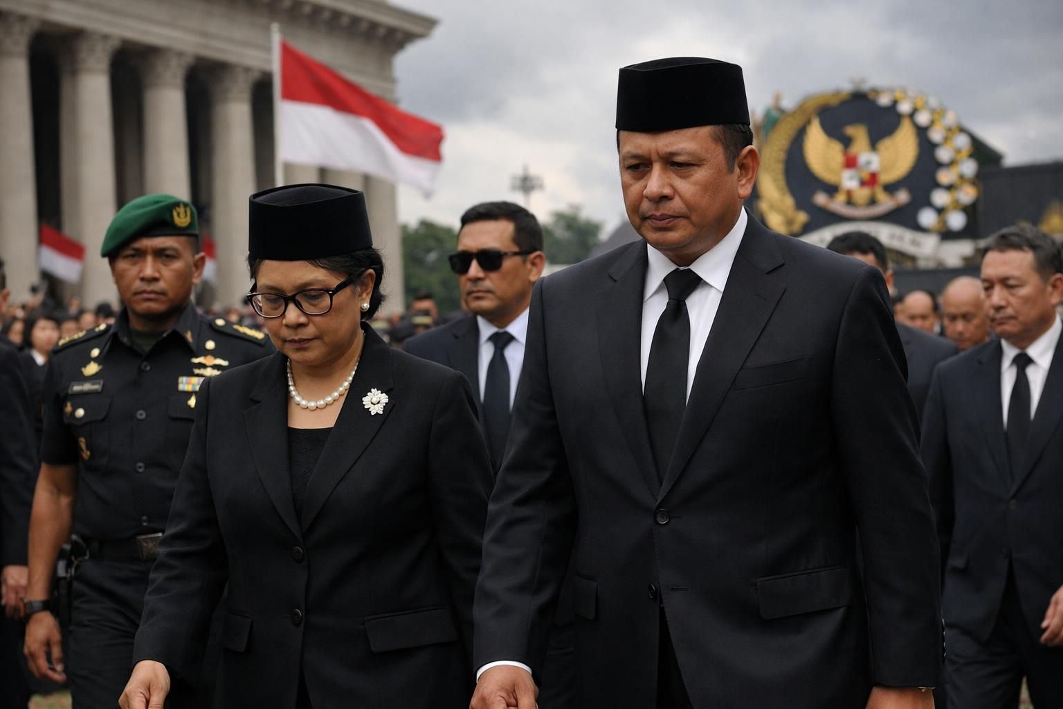kemlu menanggapi kritik terkait kesiapan menlu dan ketua mpr untuk menghadiri pemakaman khamenei, menegaskan komitmen diplomasi indonesia.