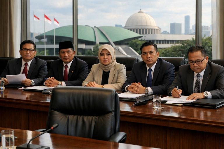 komisi xi dpr menunggu keputusan prabowo mengenai calon pengganti perry warjiyo sebagai gubernur bank indonesia yang akan menentukan arah kebijakan ekonomi negara.