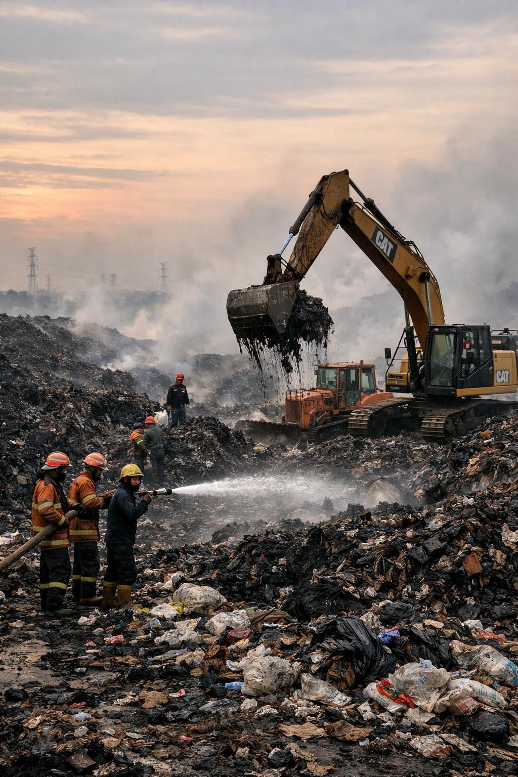 dapatkan update terbaru tentang kebakaran di tpa jatiwaringin. laporan kondisi dan perkembangan setelah lima hari sejak kejadian.