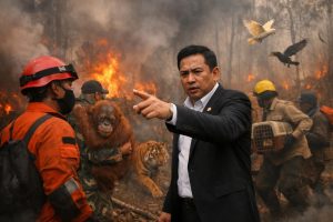 anggota dpr mendesak percepatan evakuasi satwa untuk mencegah kematian akibat kebakaran hutan dan lahan (karhutla).